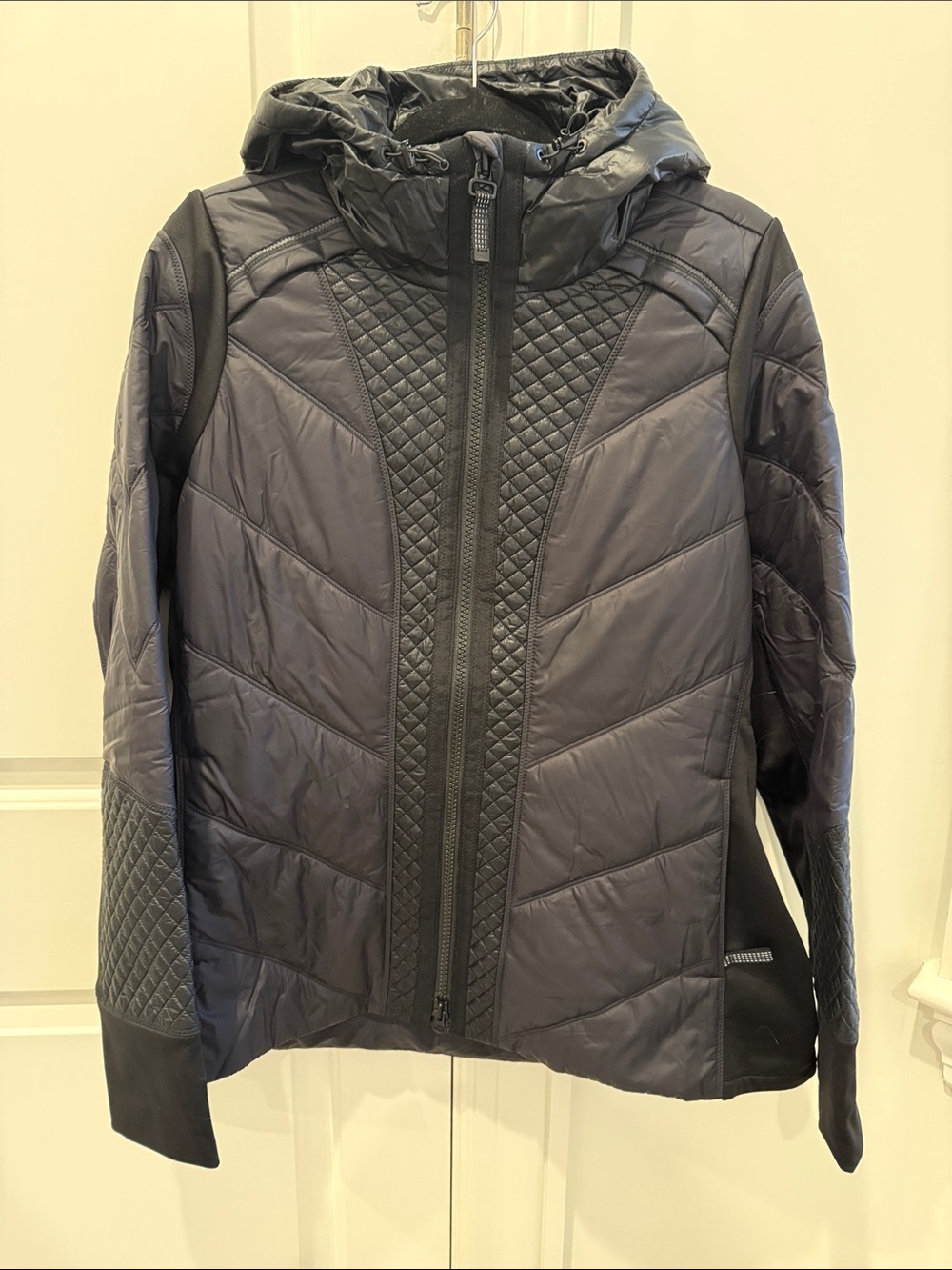 Athleta Black Rick Ridge Primaloft Hooded Jacket Size 1X